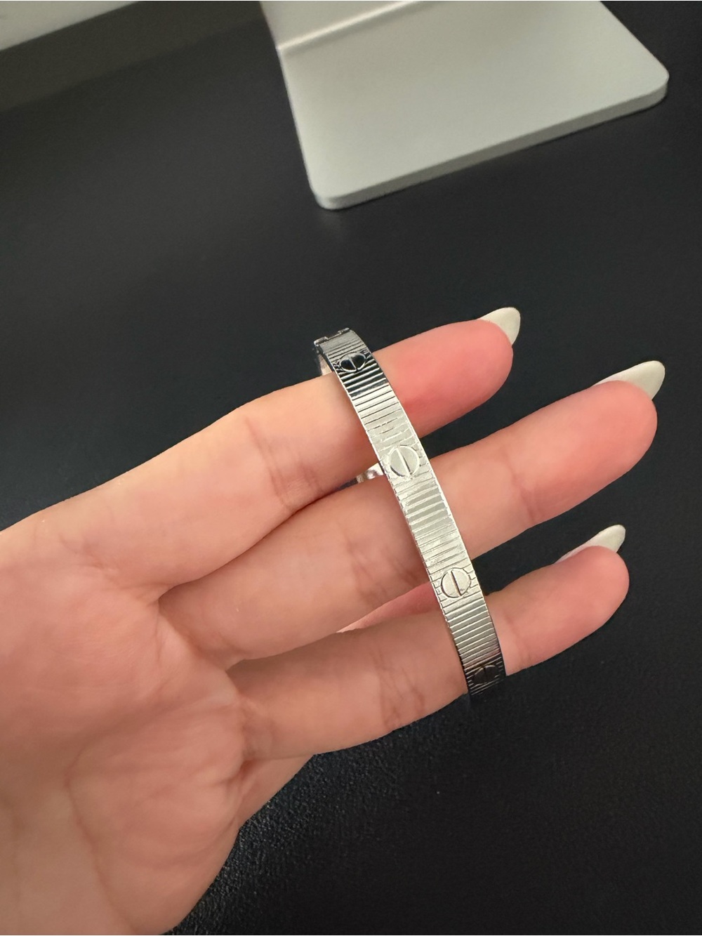 Cartier Silver Bangle - Picture 7 of 15